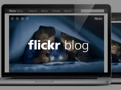 Flickr Blog blog design flickr web design