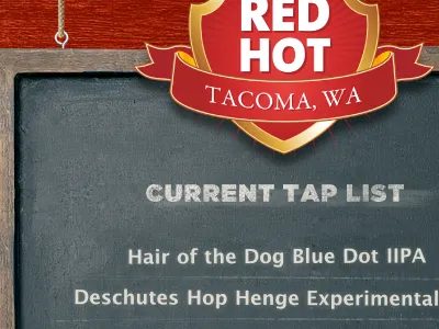 The Red Hot bar beer red tacoma