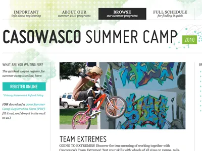 Summer Camp Progress... design text replacement watercolor