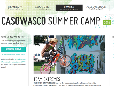 Summer Camp Progress... design text replacement watercolor