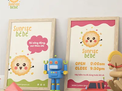 SUNRISE BÉ BÉ LOGO DESIGN branding graphic design