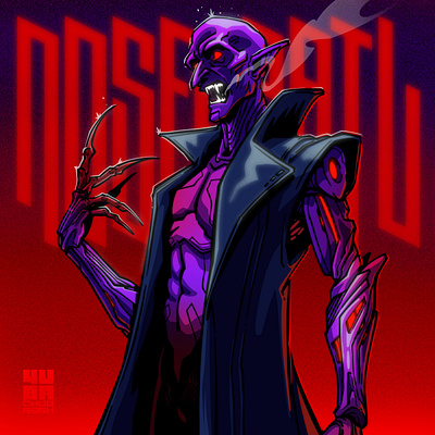 N0$feratu animation art character cyberpunk digital digitalart illustraion illustration illustration art monster motion graphics