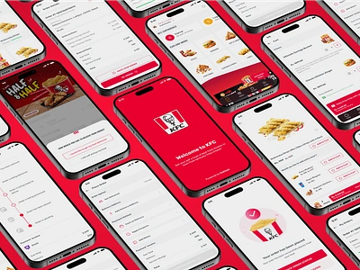 KFC Nepal Mobile Application Case Study app case study design ecommerce food ordering app kfc kfc app mobile app ui ux