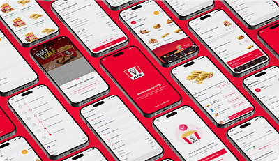 KFC Nepal Mobile Application Case Study app case study design ecommerce food ordering app kfc kfc app mobile app ui ux