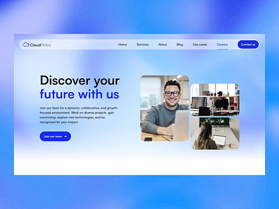 CloudPhilos. Blog page and Career blog career corporate corporate branding corporate website design logotype motion graphics redesign ui ui redesign ui trends uiux user interface user interface design ux web design webdesign website website redesign