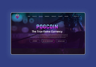 POGCOIN: Landing Page autoliquidity blockchaingaming cryptogaming decentralizedgaming design designer digitalcurrency esports futureofgaming gamefi gamersunite gamingcurrency gamingecosystem gamingrevolution nftintegration playtoearn pogcoin pogcommunity tokenomics uiux