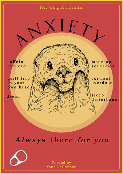 Anxiety Poster design poster graphic design illustration photoshop poster