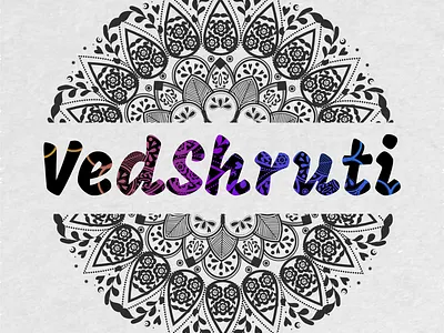 Indian Cultural Logo Design for "VedShruti" branding logo