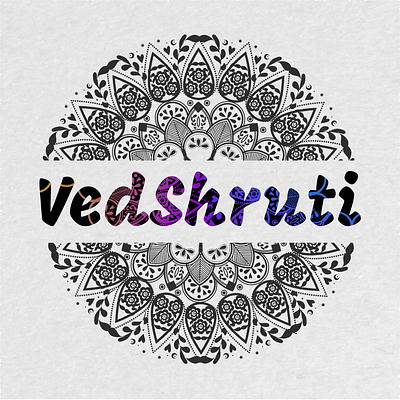 Indian Cultural Logo Design for "VedShruti" branding logo