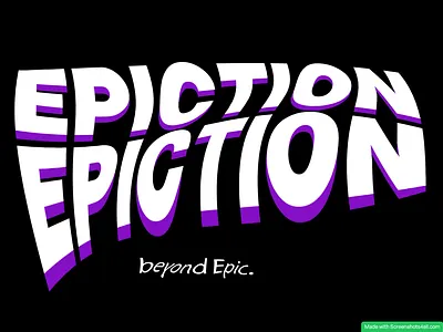 Funky Minimal Typography branding graphic design