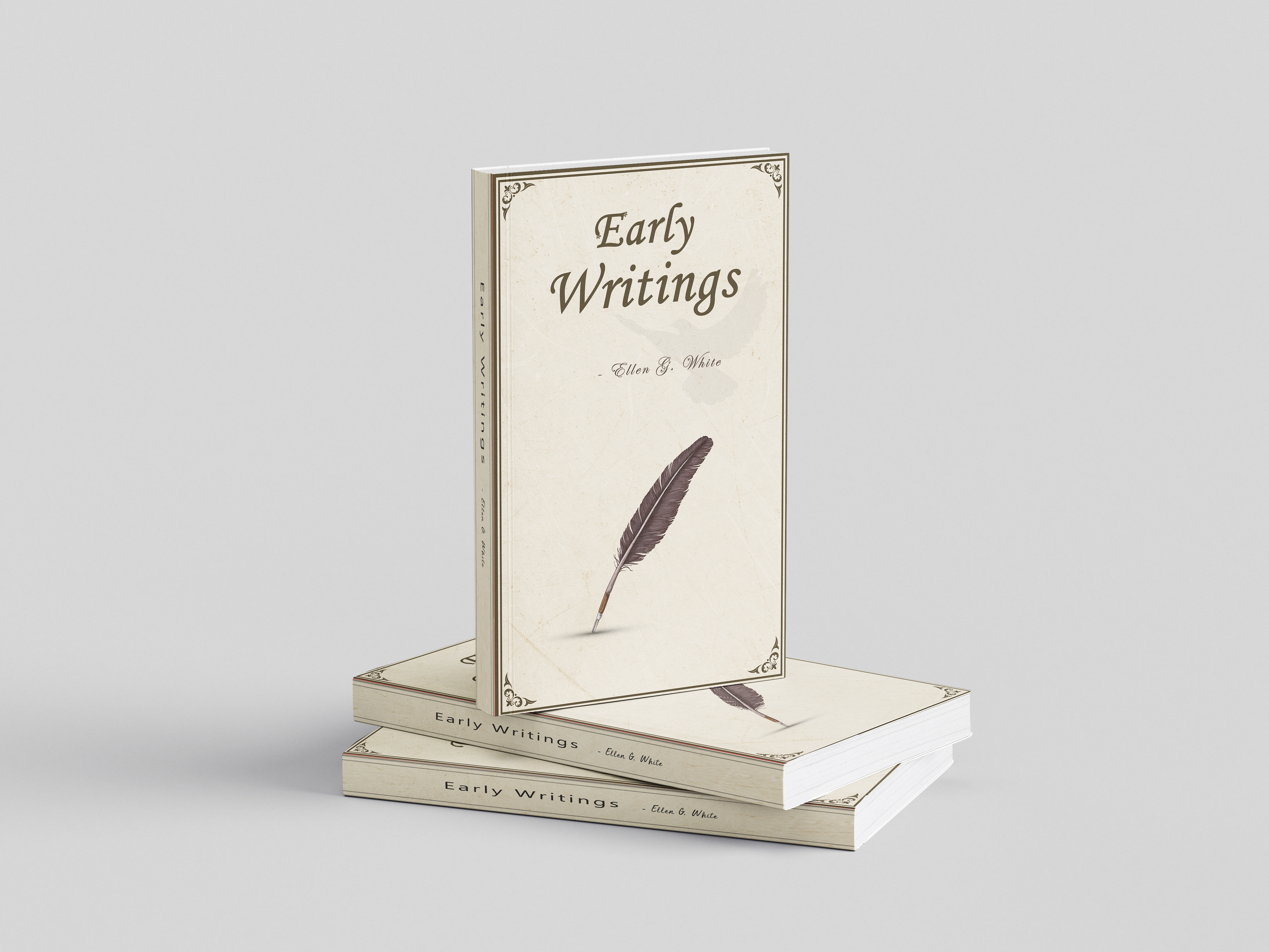 Early Writings of Ellen G. White. || BOOK COVER amazon kidle book book cover design cover illustration ebook cover design ebook design ellen white