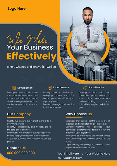 Creative Business Flyer poster