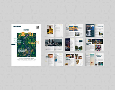 Journey Magazine Design: Captivating Travel Experiences art direction creative magazine design inspiration design journey digital magazine editorial design graphic design layout design magazine cover magazine design magazine layout minimal design modern design page design print design print layout publication design travel magazine typography visual storytelling