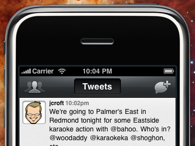 Beak for iPhone: More Navbar Work iphone mac twitter ui