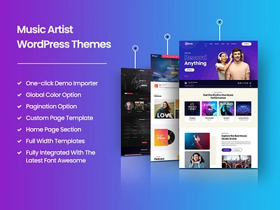 Best Free & Premium Music Artist WordPress Themes design freemusicthemes musicartistwebsite musicecommerce premiummusicthemes theme design ui website builder wordpress design wordpress development wordpress template wordpress theme wordpressformusicians