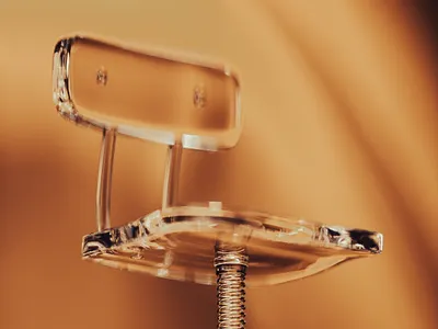 Ethereal Perch 3d 3d model aesthetics art direction brand c4d chair cinema4d glass material octane render