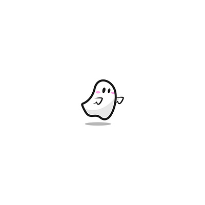 Ghost Logo boo branding cute ghost cute logo funny logo ghost ghost logo graphic design logo scary logo ui