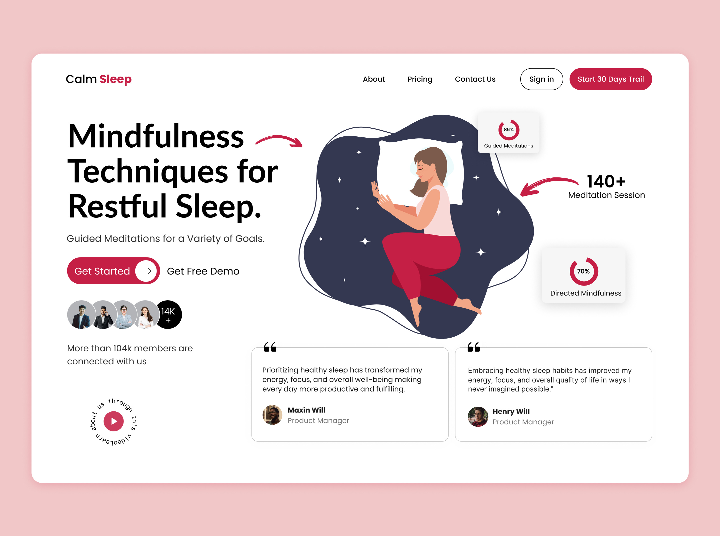 Landing Page Design branding design figma graphic design illustration logo ui uiux vector website