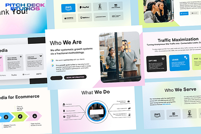 Digital Media Pitch Deck Presentation Design Example branding presentation business deck business pitch presentation clean slide deck company profile presentation creative pitch deck deck for vcs funding presentation investor pitch slides investor ready pitch minimal presentation modern infographics modern pitch deck pitch deck design pitch deck template professional presentation saas pitch slide deck layout startup pitch deck traffic conversion deck