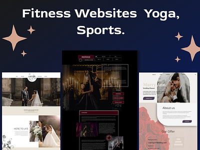 Fitness Website Landingpages 3d animation branding design figma graphic design landingpages logo motion graphics ui uiux ux