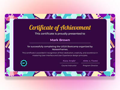 Digital Certificate UI Concept certificate certificate design design mockups digital certificate design ui ui concept ui design ux ux design visual design