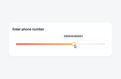 New ideas for input phone number😄 input phone phone number slider