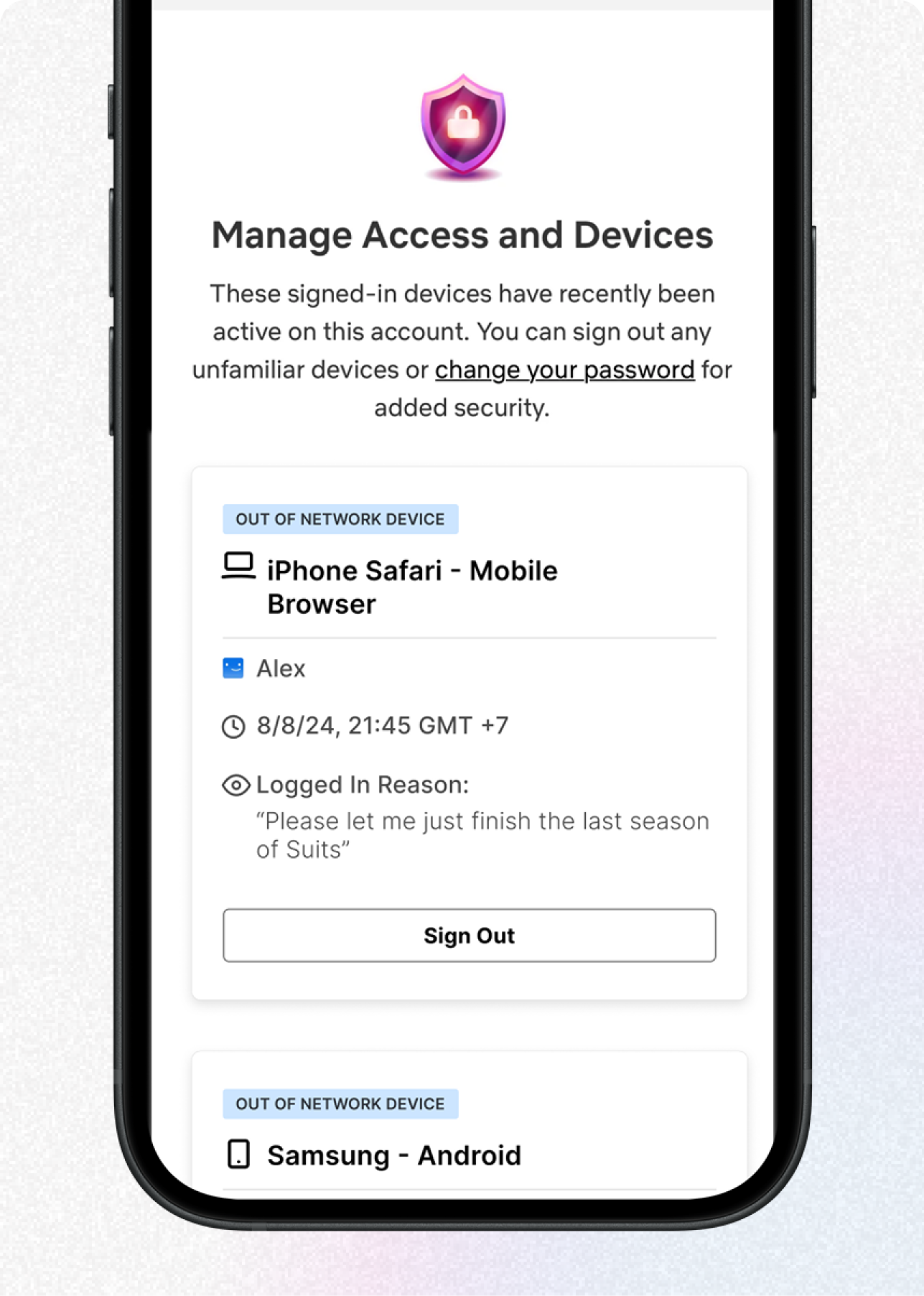 🙏 Netflix Logged In Reasons app design netflix product design product designer ui uxdesign