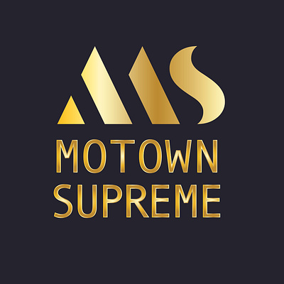 Motown Supreme - Music Band branding design graphic design logo