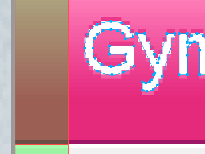 A healthy slice of nav gradient navigation pink texture