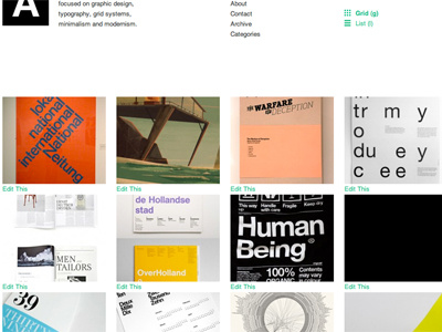 AisleOne - Grid View blog grid keyboard site view wordpress