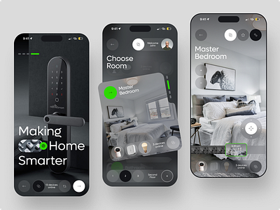 FLOX - Smart Home Mobile Solution app automation control crm dashboard design device home interface ios iot mobile mobile app product saas service smart smart home ui ux