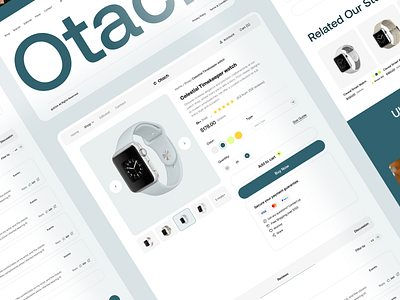 Watch Ecommerce Product Page Design ecommerce ecommerce product page ecommerce ui ecommerce website ecommerce website design landing page minimal online shop online store product page product page ui shop page shop page ui shopify shopify ui design shopify website sleek ui ui watch ecommerce watch store