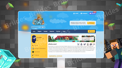 Minecraft Tebex store for MineBox buycraft design game design minecraft minecraft design minecraft store minecraft template tebex ui web design