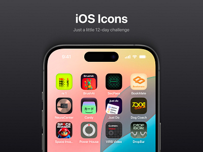 iOS App Icon | Challenge app branding challenge creative design graphic design icon icons illustration ios logo mobile modern typography ui vector