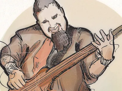 Lil Jeorge illustration musician portrait