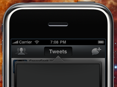 Beak Popover Design ipad iphone twitter ui