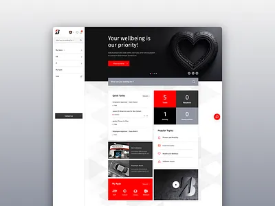 Bridgestone - Employee Center Demo employee center servicenow ui