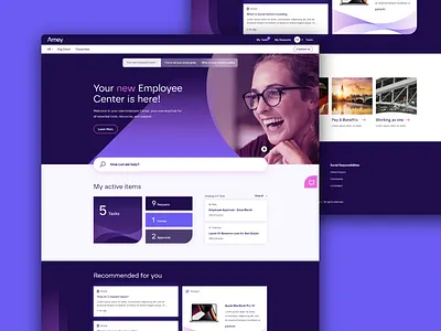 Amey - Employee Center Demo employee center servicenow ui