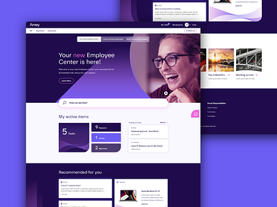 Amey - Employee Center Demo employee center ui