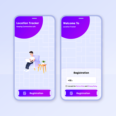 Registration UI Screen ui