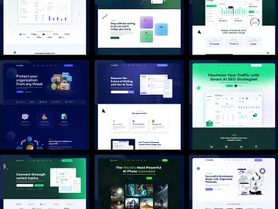 Saasty – Sass, AI & Software Startup Business Template ai boostrap business design designerforux html landing page landing page design nextjs react sass software template template design ui uiux design uiux designer ux web design wordpress