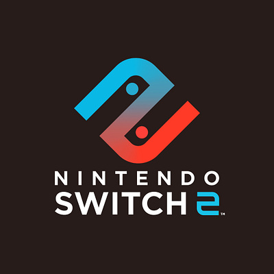 Nintendo Switch 2 Logo Concept art artwork branding design geometric illustration illustrator logo shapes typography vector