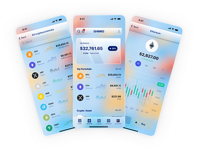 Fintech Mobile Application app design product design ui ux