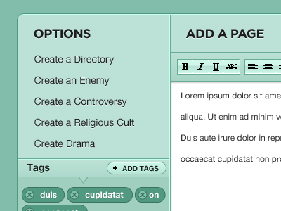 Scalpal CMS WYSIWYG - early cms options web wysiwyg