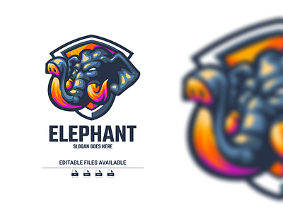 Elephant Logos branding elephant graphic graphic design ilustration logo