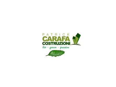 THE GREEN ONE. bio bioconstruction brand branding builder building buildingconstruction company construction corporateimage design graphic graphic design green greenbuilding illustration image logo passive passivehouse