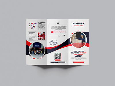 Delivery Services Trifold Brochure Design booklet brochure corporate brochure delivery delivery services design dl flyer folded layout design leaflet pamphlet print design print ready shipping tri fold trifold trifold brochure trifold design trifold flyer