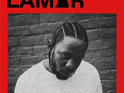 Kendrick Lamar magazine cover cover design editorial design graphic graphic design magazine ui