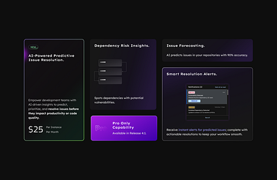 Bento Grid - AI tool for repository manager branding cards graphic design logo ui visual design