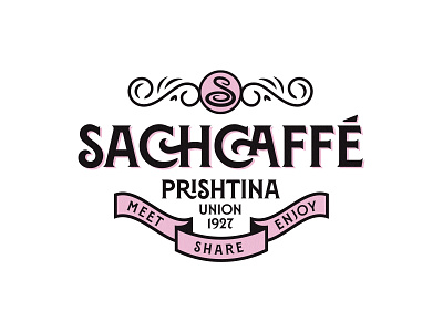 Sachcaffe Union creative honedon icon logo logotype minimal prishtina prishtine sach sachcaffe symbol vintage